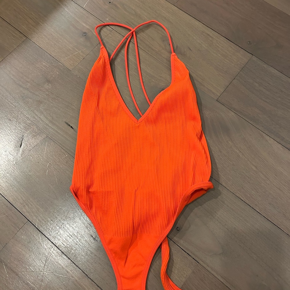 Kids Orange Swimsuit